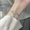 Alipay 999,9 браслет «Сбежавшая принцесса Мебиуса» с бантом-колокольчиком, персонализированный легкий роскошный подарок на День святого Валентина для подруги