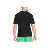 Nike Graphic Print Pullover Crew Neck T-Shirt Men Tops Black FJ5244-010