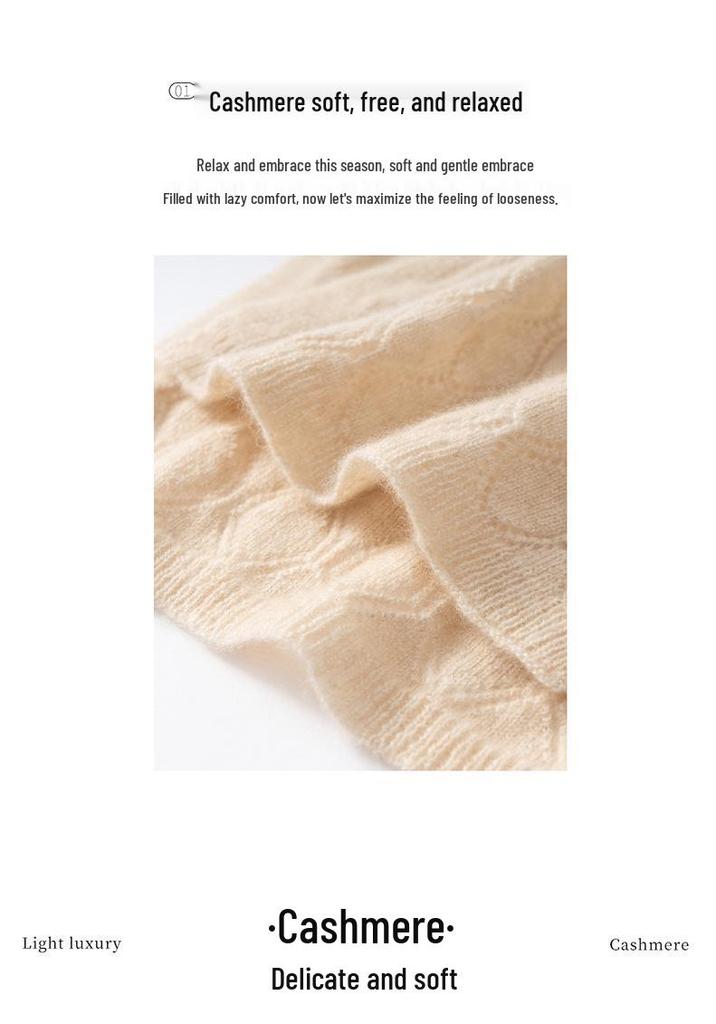 Women's 100% Pure Cashmere Scarf - Warm, Versatile Knit for Autumn/Winter Fashion