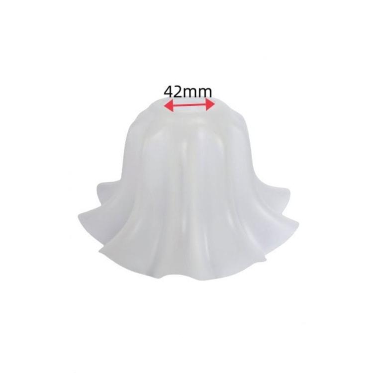 E27 Пластиковый абажур в форме цветка для DIY подвесного светильника, Replacement Decor Parts для настенной лампы в ресторане, настольной люстры