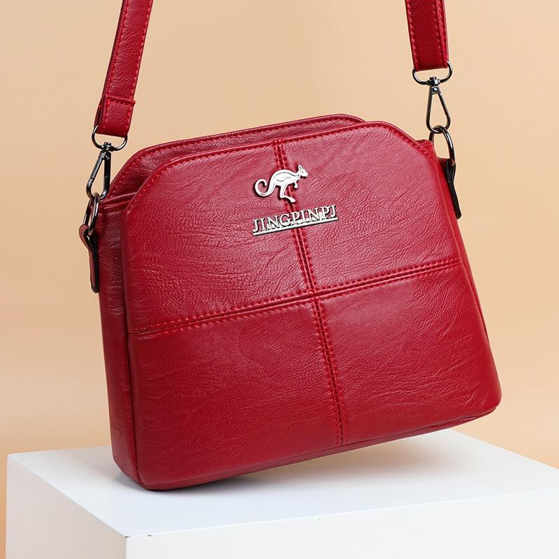 Women New Shoulder Bag Large Capacity Fashion Korean Solid Color Middle-Aged Women Mom Bag Mini Square Bag Crossbody Bag