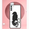 Чехол Crow Raven Dark Skull для Samsung Galaxy S25 Ultra S20 S21 S22 S23 S24 Plus S9 S10 S24 FE S25 FE Чехол Funda