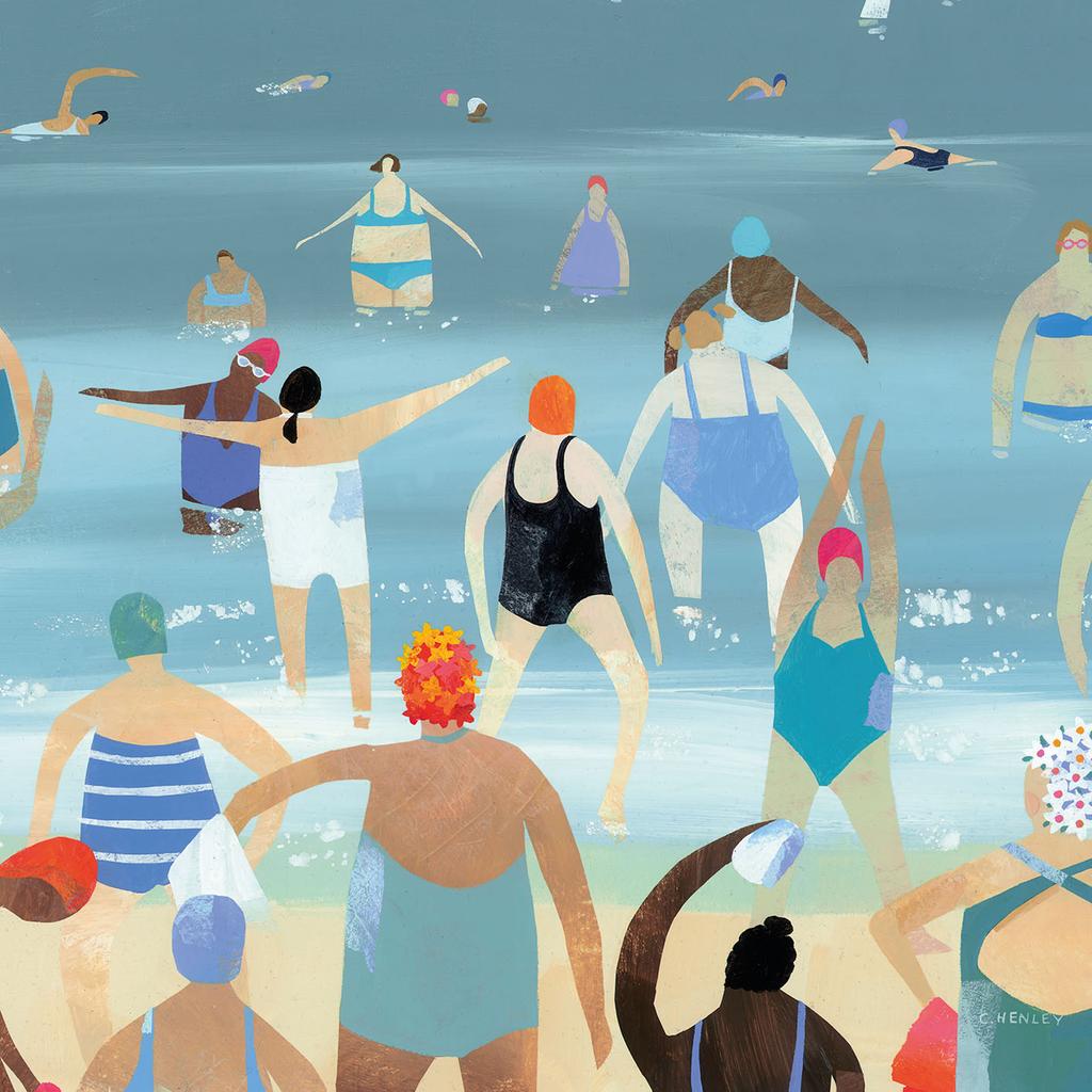 Claire Henley Wild Women Wooden Block