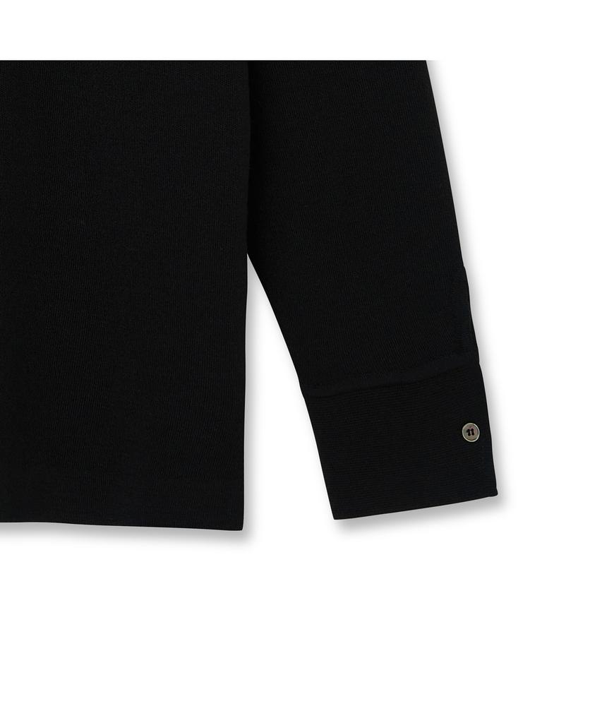 IOLO Knitted Shirt_Black