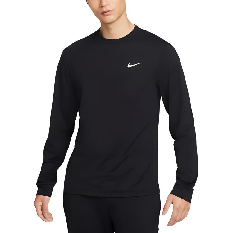 Nike Мужские топы для фитнеса с длинными рукавами черные FB8584-010