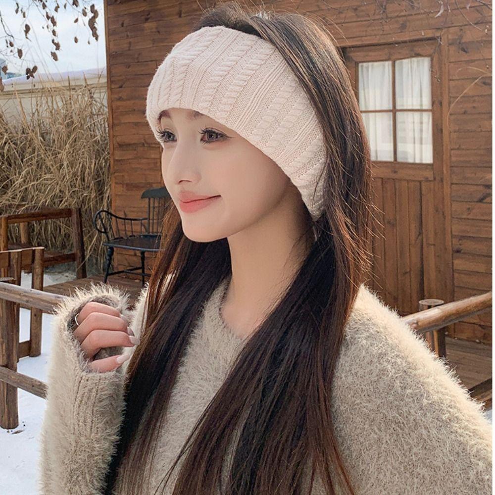 Solid Color Knitted Scarf Korean Style Pullover Wool Bib Turtleneck Fake Collar Autumn Winter