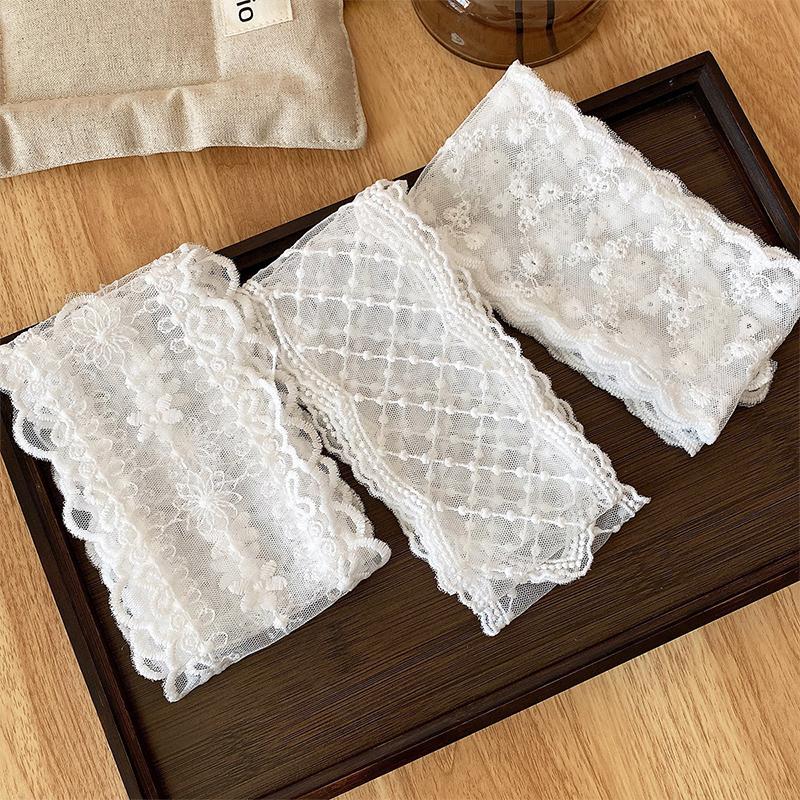 Y2K Long Lace Waistband Bow Floral Lace Waist Belt Tie Up Thin Dress Jeans Belt Summer