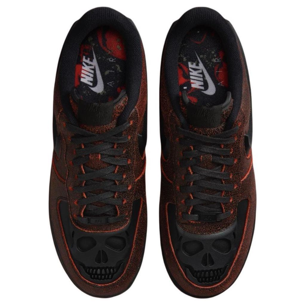Nike Air Force 1 Low Retro Qs Halloween Skull Sneakers HV2016-001