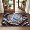 Bayern Munich Design Crystal Velvet Rug Soft Decorative Mat for Bedroom Entrance