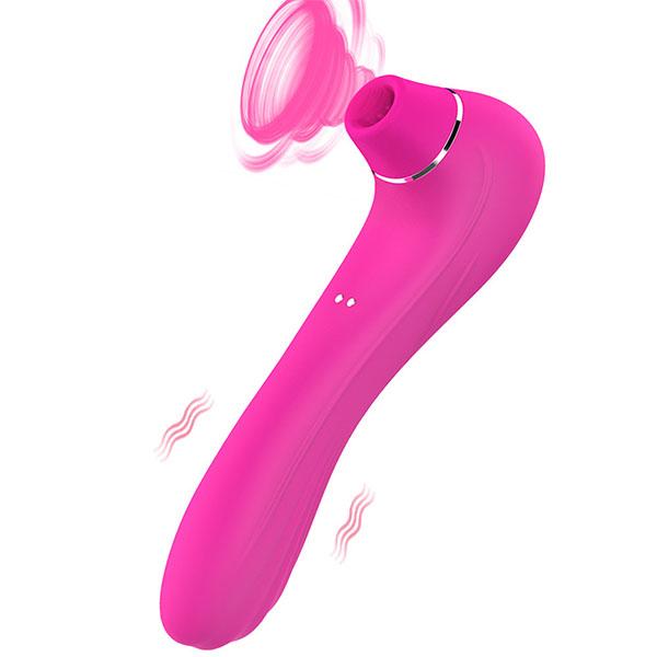 Female Vibrator Sucking Masturbator FairyKiss Vagina and Clitoral Dual Stimulator G-Spot Handheld Clitoral Massager 2 In 1 Adult Sex Toy
