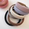 Новая Мода Обруч для Волос Резинки для Волос для Женщин Девушек Однотонные Твиловые Повязки на Голову Дизайнерская Широкая Повязка на Голову Аксессуары для Волос Головной Убор