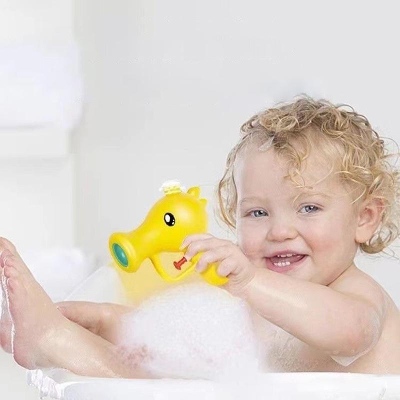 Cartoon Peashooter Water Spray Toys Summer Outdoor Beach Water Spray Toy Handheld Water Squirter Swimming Pool Fight Toys
