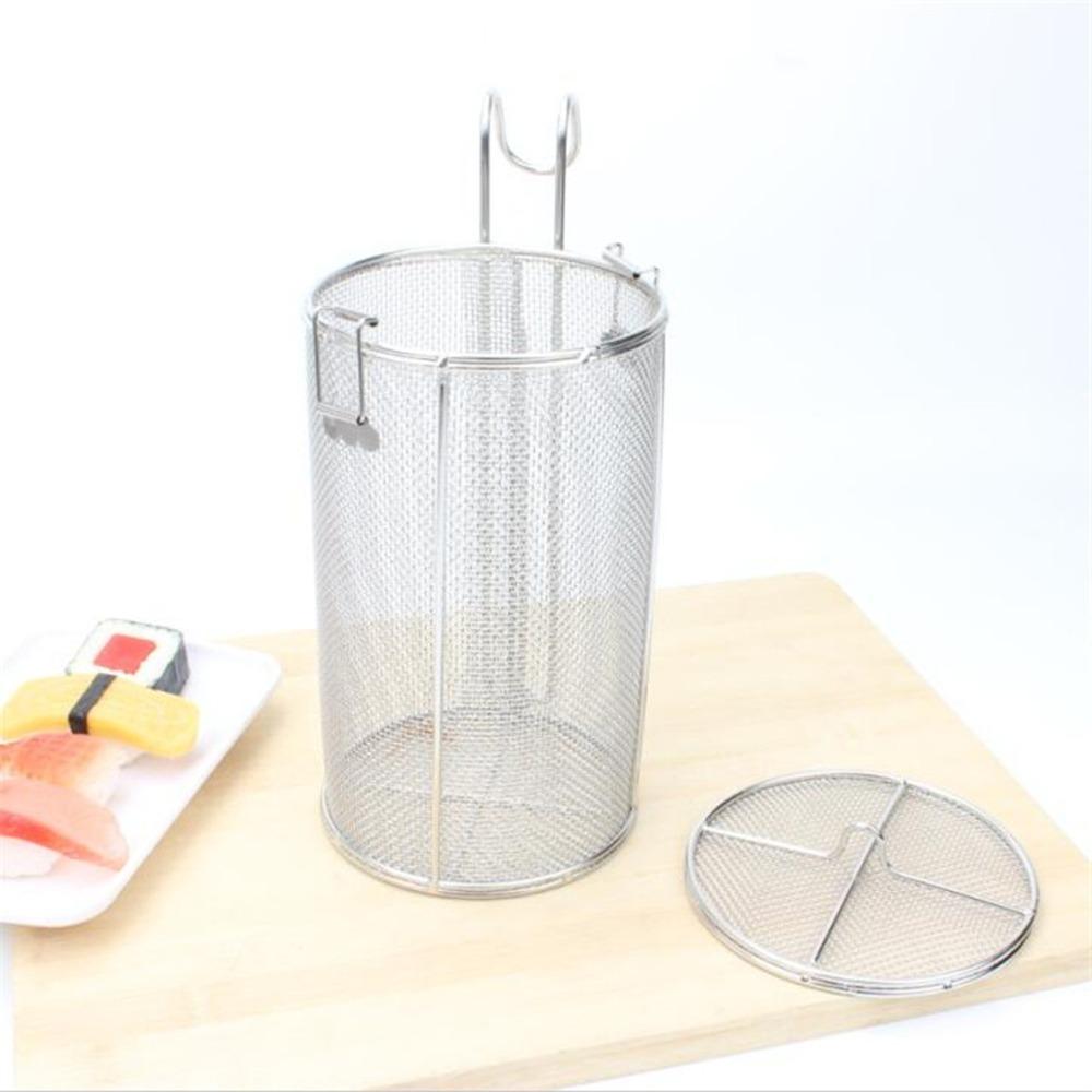 Stainless Steel Spice Seasoning Strainer Large Capacity Soup Strainer Basket Soup Making Cooking