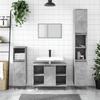 VidaXL 3-piece Bathroom Furniture Set Concrete Grey 3190303