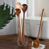 Fine Texture Mixing Spoon Heat-Resistant Durable Kitchen Soup Stirring Wooden Teaspoon