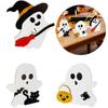 Pumpkin Halloween Decorations Black Cat Halloween Ghost Decorations  Party