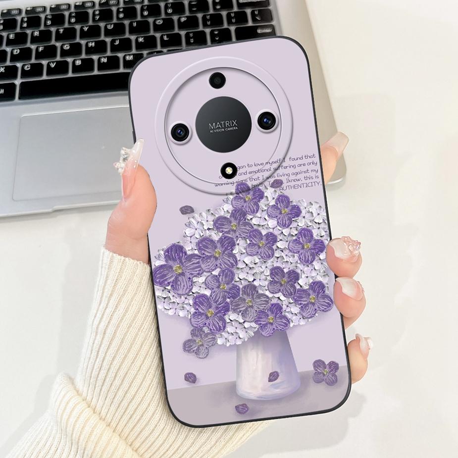 Чехол для Honor Magic 5 Lite Чехол для Honor X9A RMO-NX1 Милый мультяшный расписной чехол Мягкий ТПУ чехол для телефона Для Honor Magic5 Lite HonorX9a Сумки
