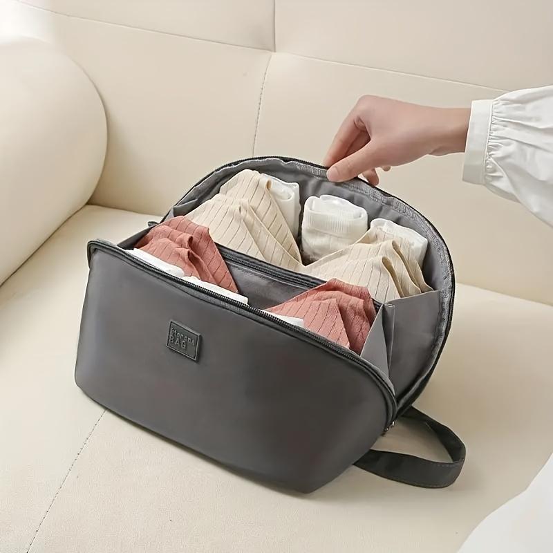 Minimalist Travel Clothes Zipper Bag Lightweight Underwear Organizer Dustproof Storage Bag