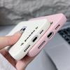 Прекрасный матовый тонкий чехол для телефона с рисунком Hello Panda для iPhone 16 Pro Max 15 Pro 14 13 12 11, кожаная текстура, противоударный мягкий бампер из ТПУ