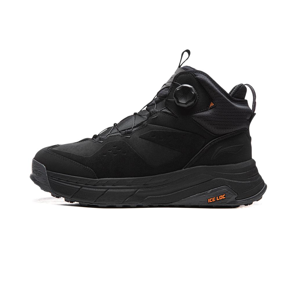 Li Ning Star Path 2 Амортизация Скользкие Устойчивые к истиранию Поддержка Средняя высота Повседневная обувь Унисекс Черный AGLV283-3