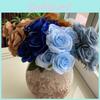 Искусственные цветы розы для домашнего стайлинга, свадебные фотореквизиты, декоративные