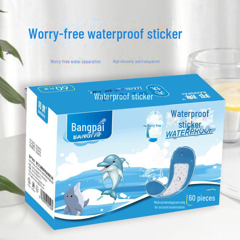 Плотный хлопковый бинт Yongbang, 100 дышащих кровоостанавливающих пластырей для небольших ссадин