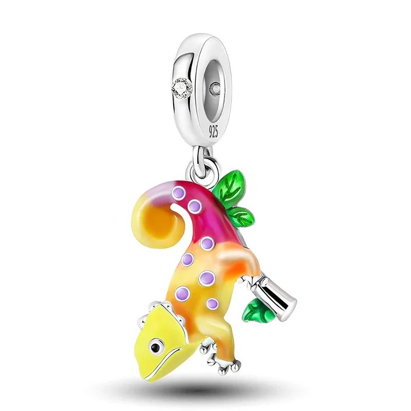 Медь Динозавр Ящерица Щенок Животное Серия Бусина Сделай сам Браслет-манжета Изготовление Подарок Высокое качество Изысканные ювелирные изделия