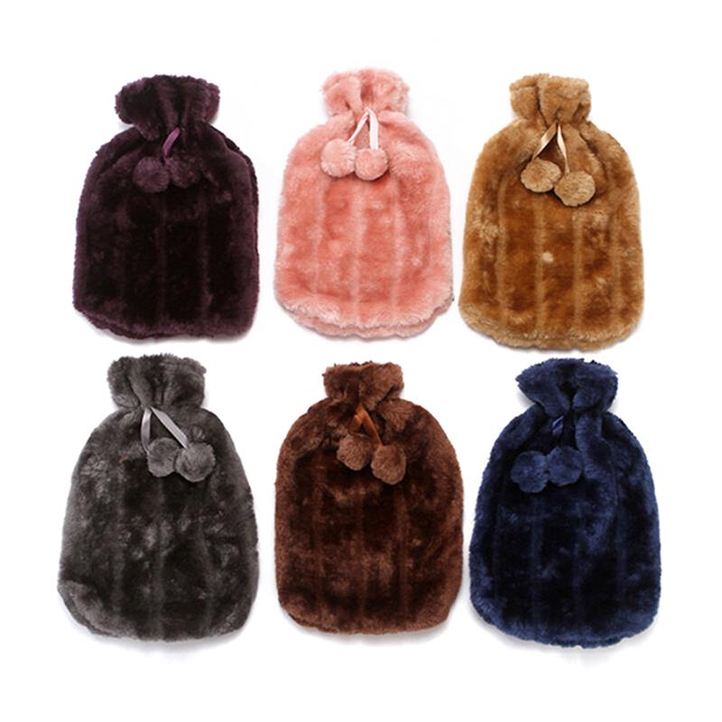 Большой чехол для бутылки с водой объемом 2 л, мягкий, имитация плюша, милый чехол для бутылки с водой, помогает сохранить герметичность сумки с водой