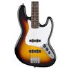 Fender Standard Jazz Bass, накладка на гриф из лавра, 3-цветный Sunburst (с мягким чехлом)