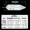 3pcs Set Yellow Foam Ball Luminous Bait Cage 3pcs Set Clear Cap Feeder  Saltwater Fishing