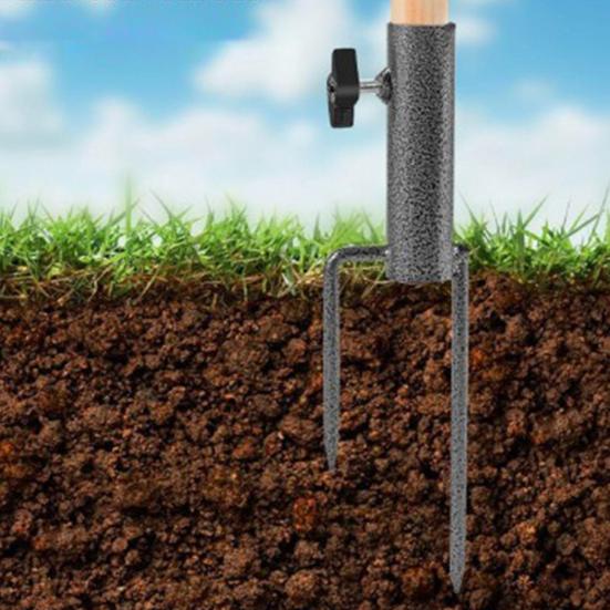 Chicken Perch Toy Wooden Chick Perch Stand with Metal Ground Stake Coop