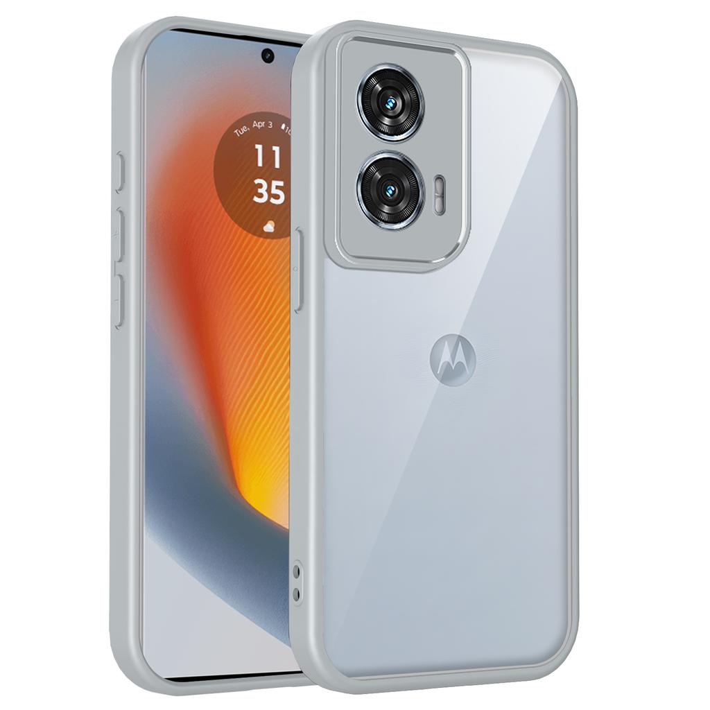 For Motorola Moto G85 XT2427-3 Case Plating Bumper Shockproof Clear Back Cover Hard Matte Phone Case for Moto G85 MotoG85 XT2427