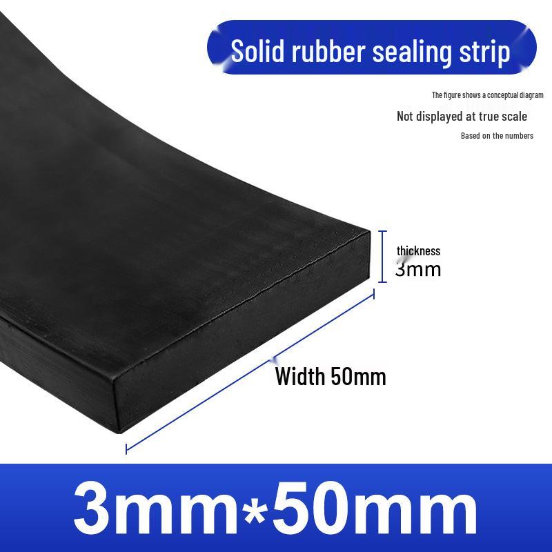 Nitrile Rubber Strip: Oil & Pressure-Resistant Shock Absorbing Glass Pad for Sealing & Joint Support