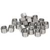 20Pcs Thread Repair Reducer Nut Thread Conversion Sleeve Bushing Screw Fastening M12 X 1.251.5D