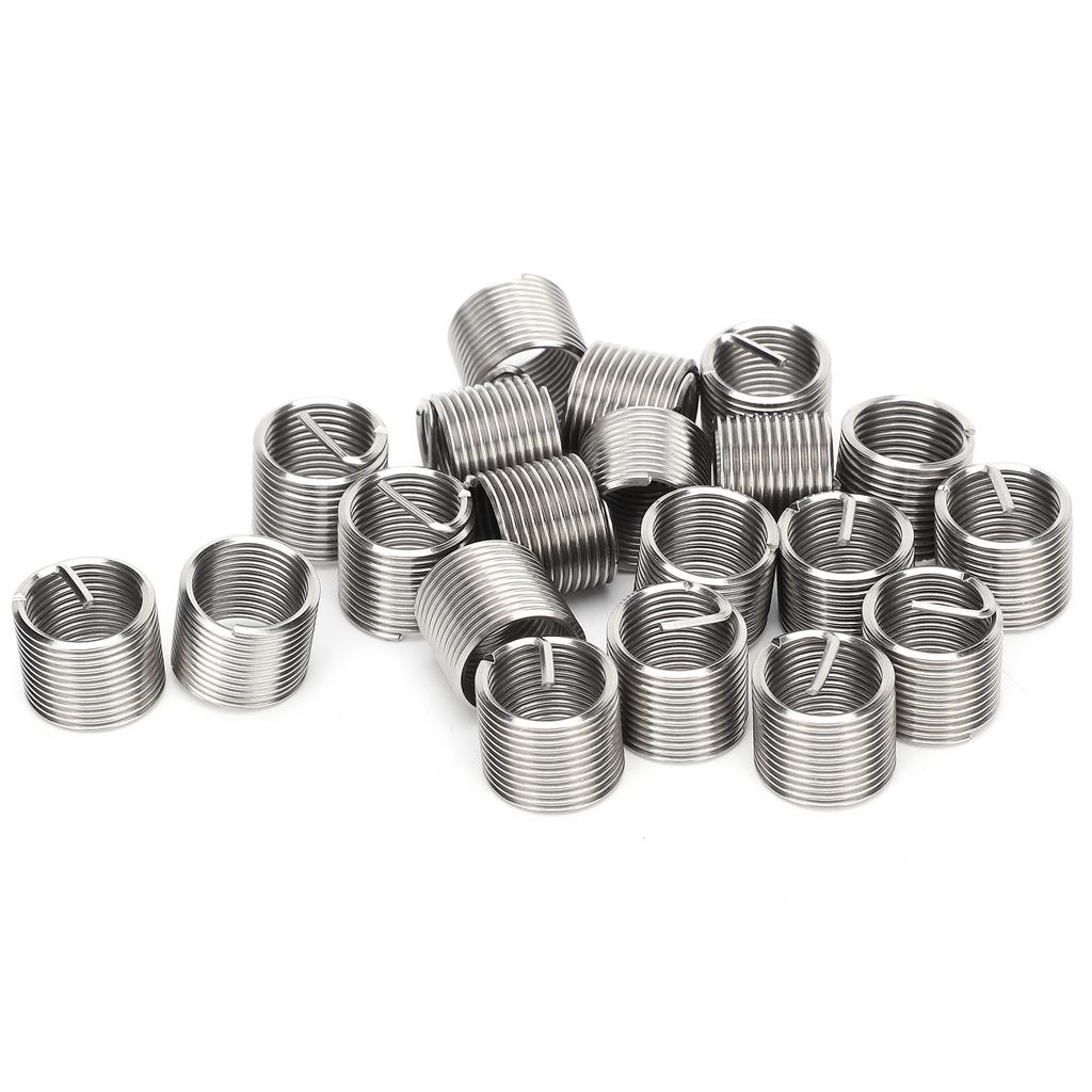 20Pcs Thread Repair Reducer Nut Thread Conversion Sleeve Bushing Screw Fastening M12 X 1.251.5D
