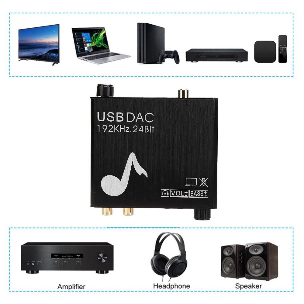 Coaxial Optical Audio Digitalto Analog Audio Converter RCA Converter  Stereo Equipment
