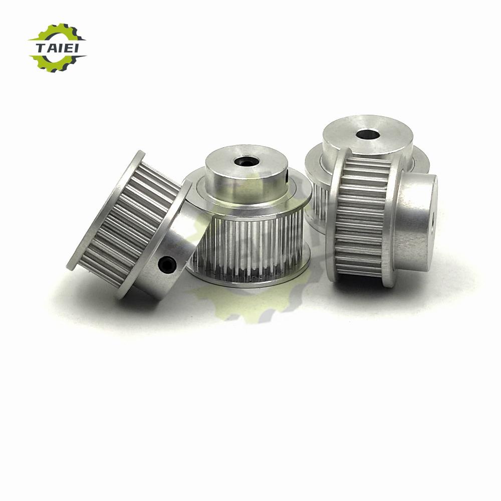 HTD 3M 30T 32T 34 Teeth Synchronous Pulley Keyway Bore 4mm-19mm For Belt Width 6/10/15mm 3M Timing Wheel 30Teeth CNC Gear Sheave