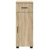 Bathroom Cabinet with Drawers Sonoma Oak 30 x 35 x 80 cm