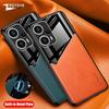 For PocoF5 Case PU Leather Car Magnetic Hard PC Cover For Xiaomi Poco F6 F5 Pro Xiomi Mi Pocophone F3 F4 GT Phone Cases