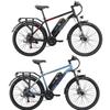 26'' 500W Electric Mountain Bike, 48V 12.5Ah Removable Battery 21 Speed Adult Electric Bicycle, Lock Suspension All Terrain E-Bike with Rear Rack