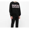 Gucci Sexiness Alphabet Printed Sweatshirt For Men Black Men's 563972-XJCK2-1024