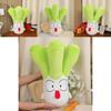 Adorable Green Scallion Plush Toy Soft Pp Cotton Stuffed Pillow For Bed
