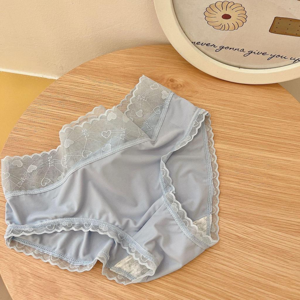 Silk Love Ice-Silk Seamless Breathable Women's Mid-Waist Briefs