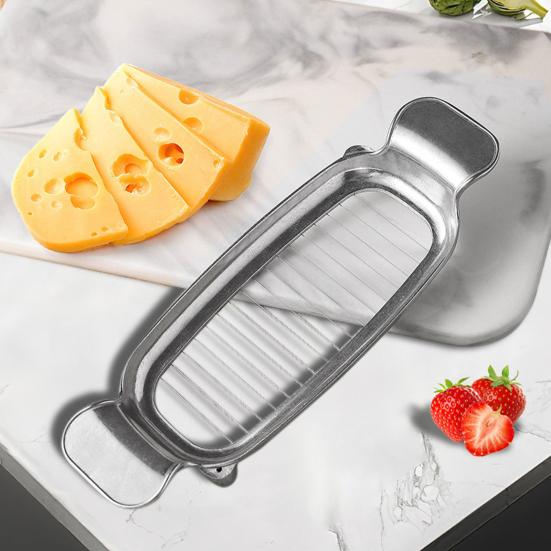 Нержавеющая сталь слайсер для сыра, проволочный слайсер для масла для блочного сыра, эффективная нарезка сыра, лопаточка для тортов, фруктов, кухни, дома, подарок
