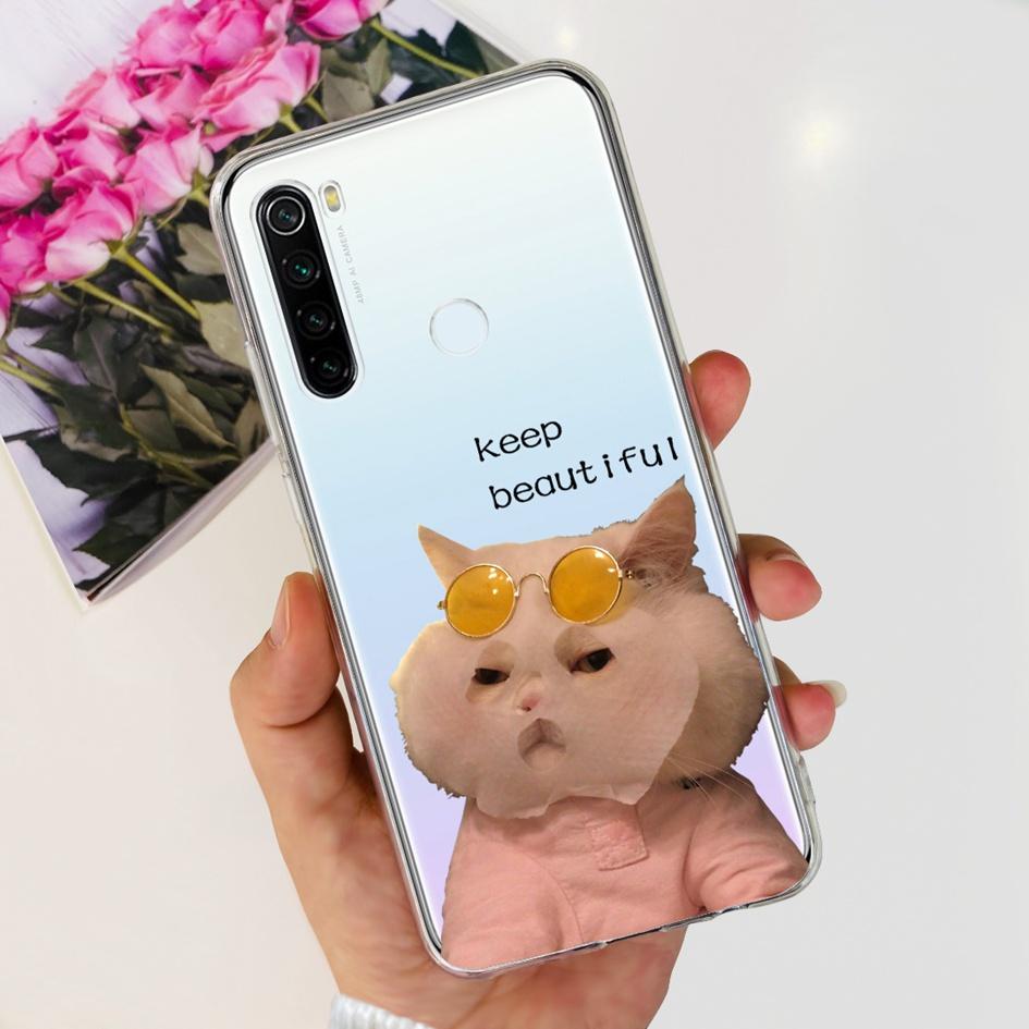 Для Xiaomi Redmi Note 8 Чехол Милый Мультяшный Мягкий Силиконовый Чехлы Для Телефона Для Xiaomi Redmi Note 8T 8 t Чехол На Redmi Note8 Задняя Крышка