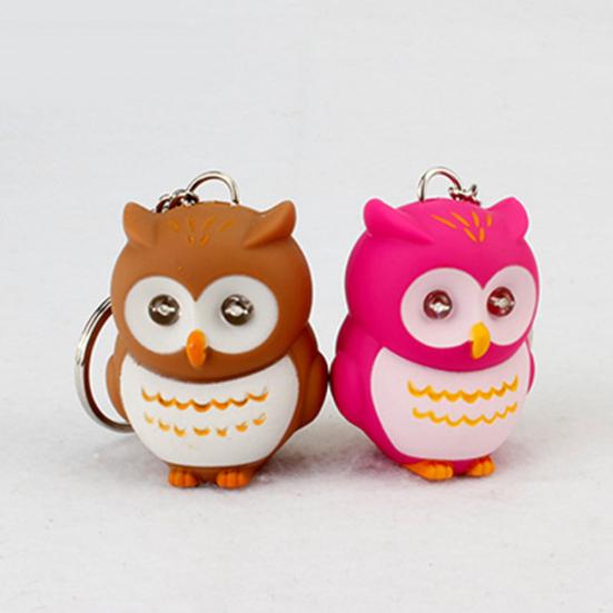 Брелок со светодиодной подсветкой и звуком, рождественский детский креативный подарок