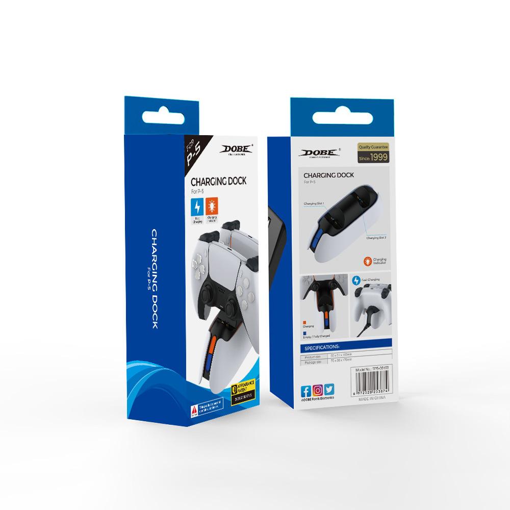 Для PS5 контроллер зарядное устройство два контроллера зарядная подставка со светодиодным индикатором GTO