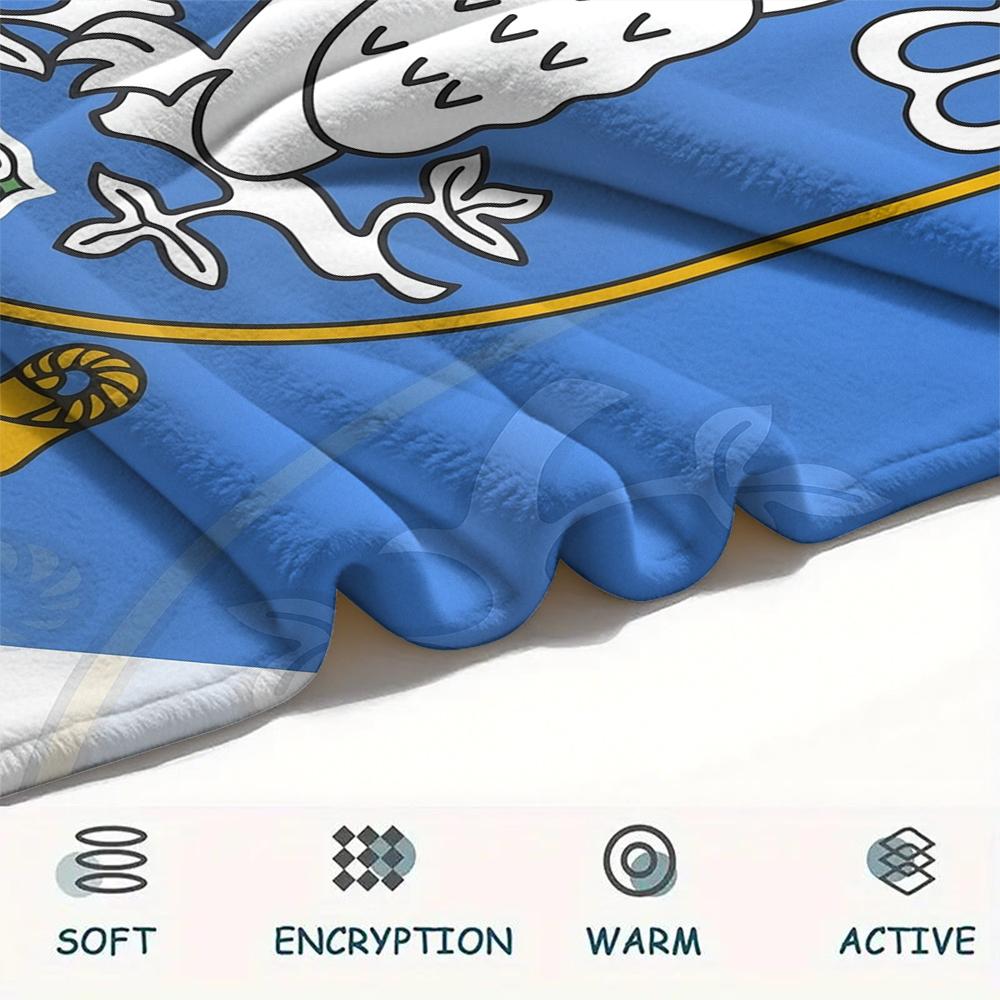 Sheffield Wednesday FC pattern Flannel Blanket, High quality Comfortable for All Seasons, Home Decor, Warmth and Comfort, Perfect for Gifts.