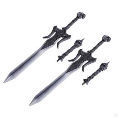 2 x 1:6 Фигурка Фехтовальный меч Части солдата Руки Модель