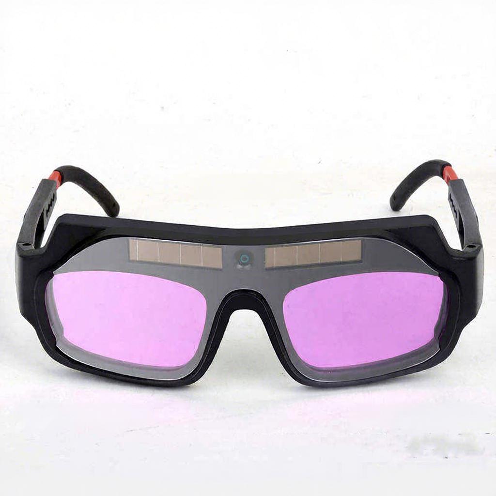 Safety Eye Protection Auto Darkening PC Lens Solar Automatic Dimming Welding Glasses Goggles